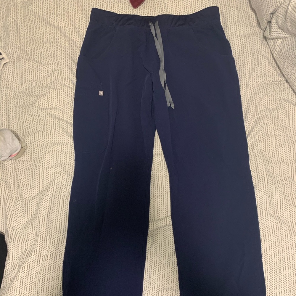 Navy figs Kade cargo scrub pant